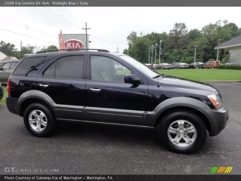 Midnight Blue / Gray 2008 Kia Sorento EX 4x4