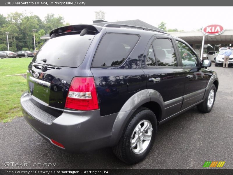Midnight Blue / Gray 2008 Kia Sorento EX 4x4