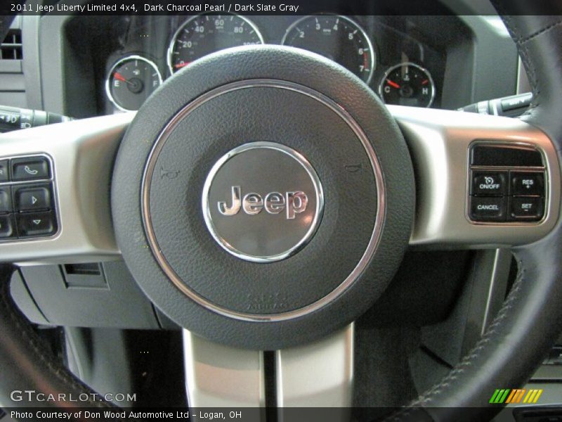 Dark Charcoal Pearl / Dark Slate Gray 2011 Jeep Liberty Limited 4x4