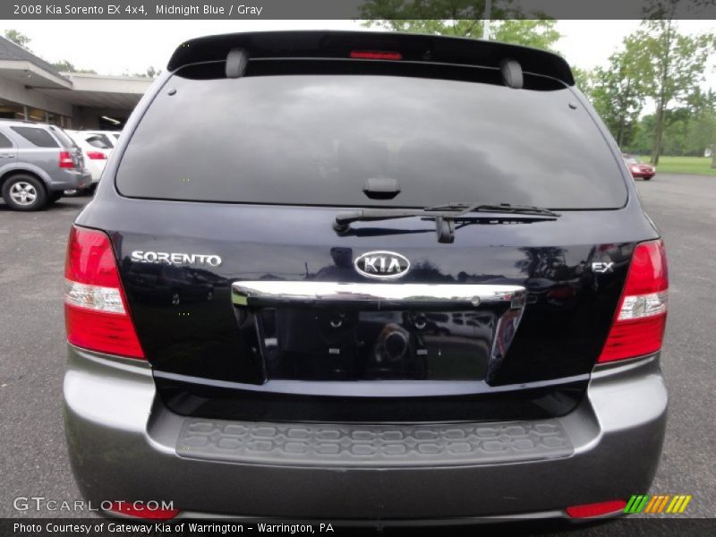 Midnight Blue / Gray 2008 Kia Sorento EX 4x4