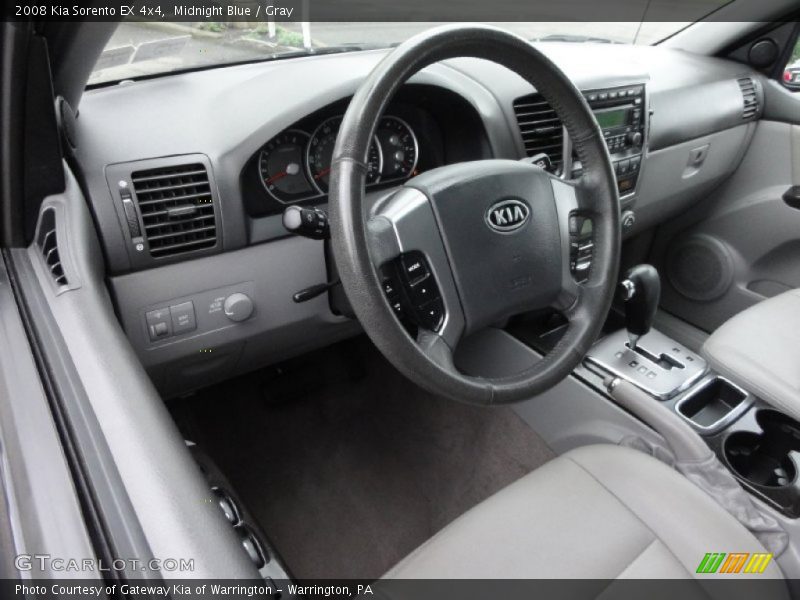 Midnight Blue / Gray 2008 Kia Sorento EX 4x4