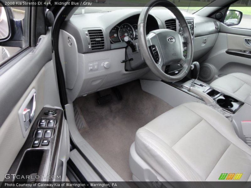 Midnight Blue / Gray 2008 Kia Sorento EX 4x4
