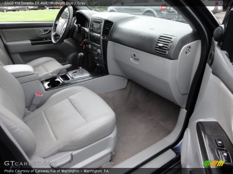 Midnight Blue / Gray 2008 Kia Sorento EX 4x4
