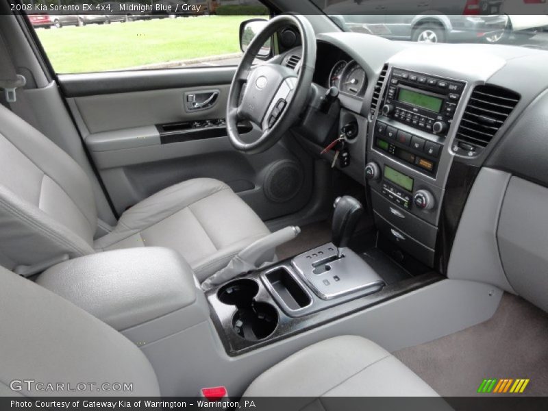 Midnight Blue / Gray 2008 Kia Sorento EX 4x4