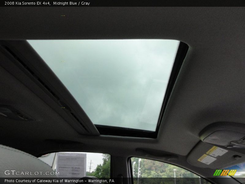 Midnight Blue / Gray 2008 Kia Sorento EX 4x4