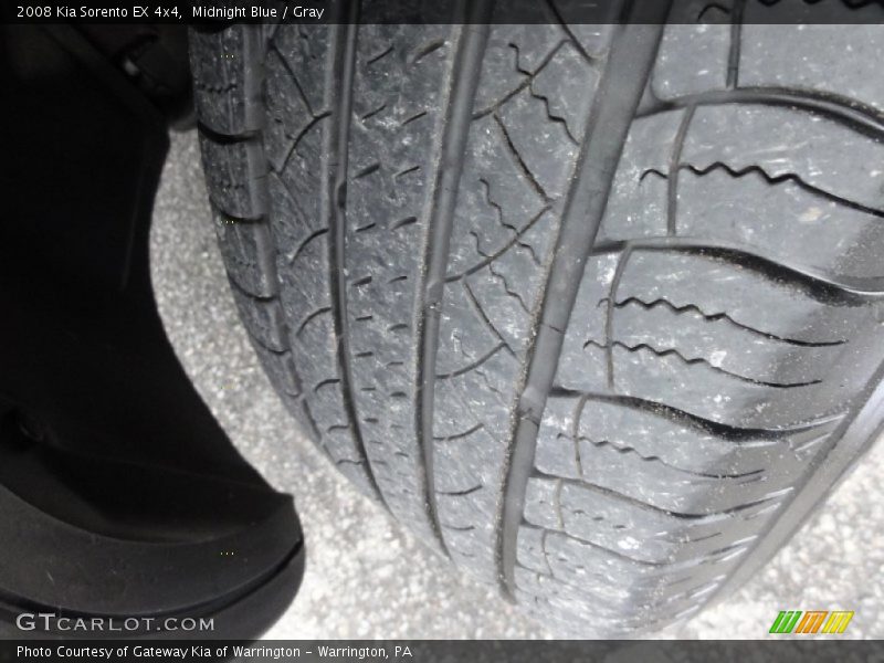 Midnight Blue / Gray 2008 Kia Sorento EX 4x4