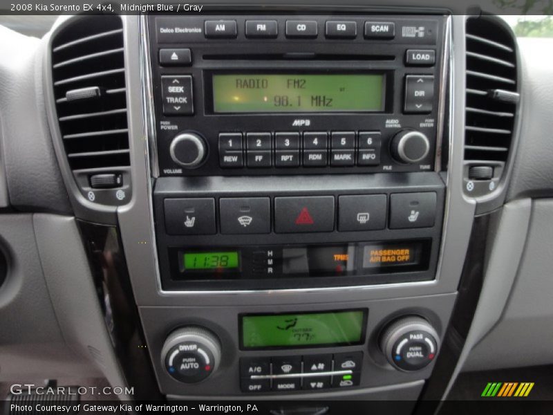 Midnight Blue / Gray 2008 Kia Sorento EX 4x4