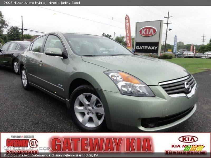Metallic Jade / Blond 2008 Nissan Altima Hybrid