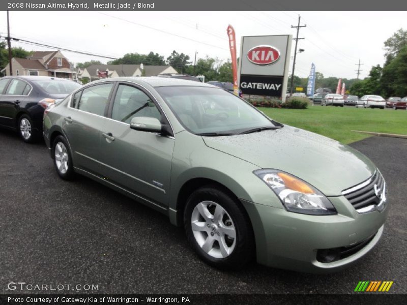 Metallic Jade / Blond 2008 Nissan Altima Hybrid