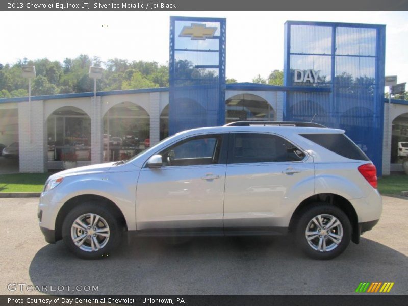 Silver Ice Metallic / Jet Black 2013 Chevrolet Equinox LT