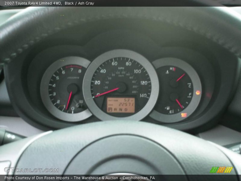 Black / Ash Gray 2007 Toyota RAV4 Limited 4WD