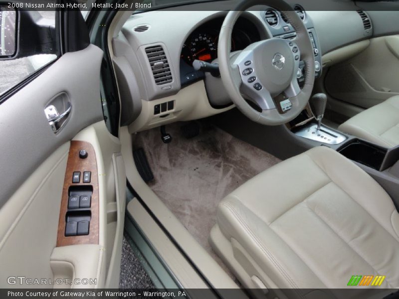 Blond Interior - 2008 Altima Hybrid 