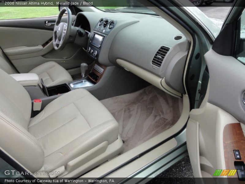 Metallic Jade / Blond 2008 Nissan Altima Hybrid