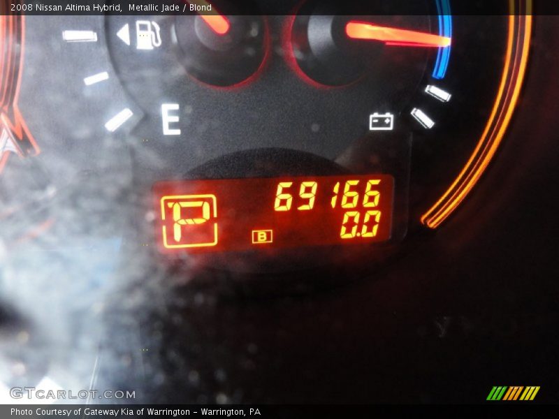 Metallic Jade / Blond 2008 Nissan Altima Hybrid