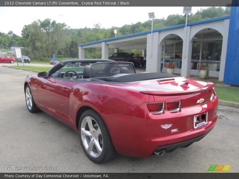 Crystal Red Tintcoat / Black 2013 Chevrolet Camaro LT/RS Convertible