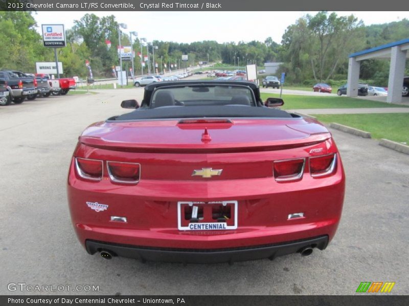 Crystal Red Tintcoat / Black 2013 Chevrolet Camaro LT/RS Convertible