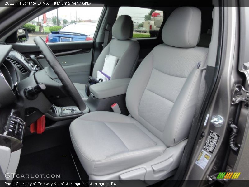 Front Seat of 2012 Sorento LX V6