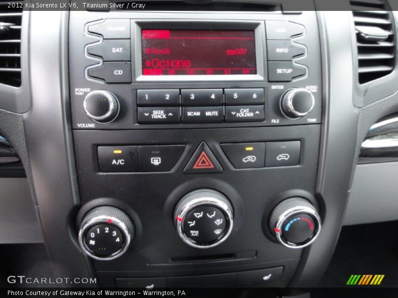 Controls of 2012 Sorento LX V6