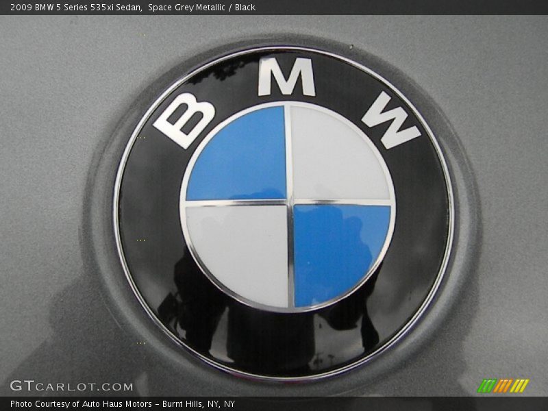 Space Grey Metallic / Black 2009 BMW 5 Series 535xi Sedan