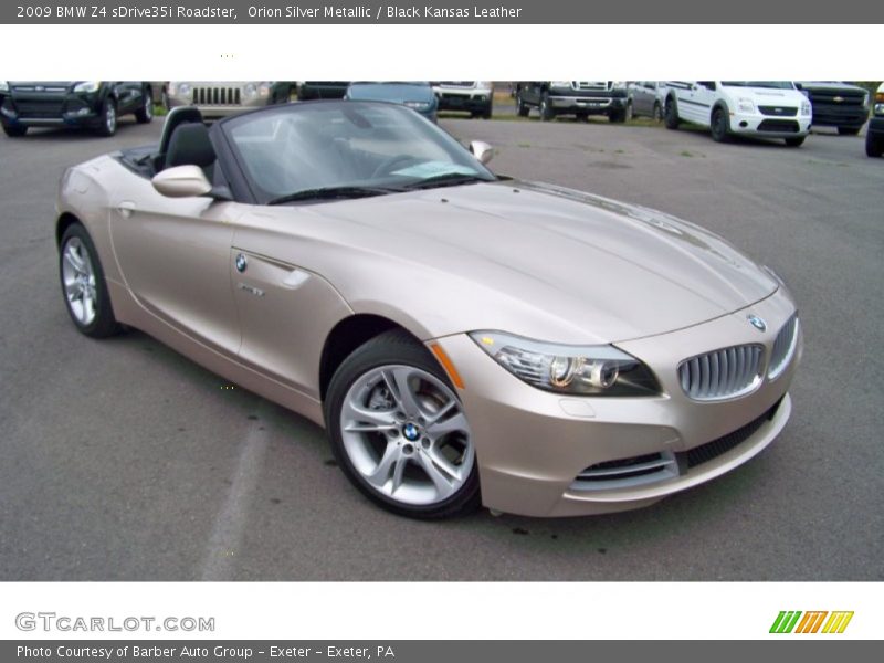 Orion Silver Metallic / Black Kansas Leather 2009 BMW Z4 sDrive35i Roadster