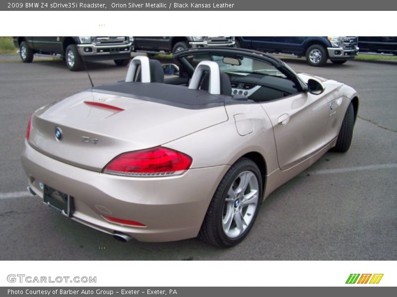 Orion Silver Metallic / Black Kansas Leather 2009 BMW Z4 sDrive35i Roadster