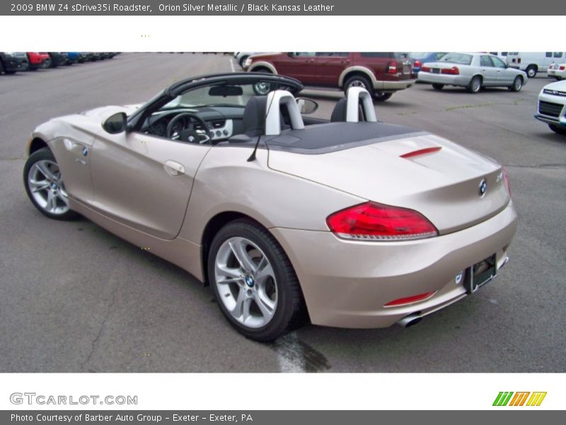Orion Silver Metallic / Black Kansas Leather 2009 BMW Z4 sDrive35i Roadster