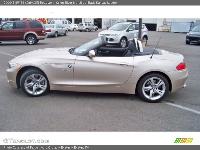 Orion Silver Metallic / Black Kansas Leather 2009 BMW Z4 sDrive35i Roadster