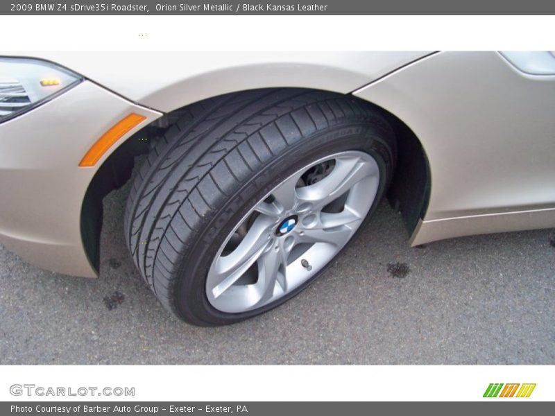 Orion Silver Metallic / Black Kansas Leather 2009 BMW Z4 sDrive35i Roadster