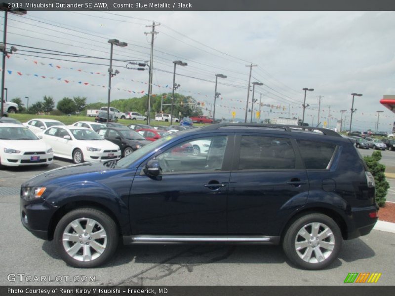  2013 Outlander SE AWD Cosmic Blue Metallic