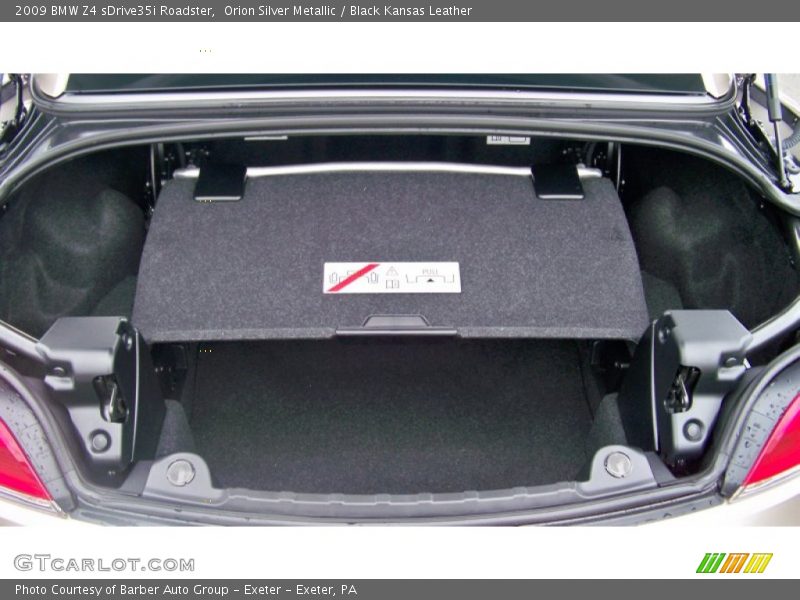  2009 Z4 sDrive35i Roadster Trunk