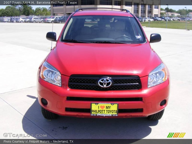 Barcelona Red Pearl / Taupe 2007 Toyota RAV4 I4