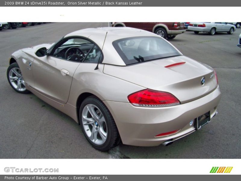 Orion Silver Metallic / Black Kansas Leather 2009 BMW Z4 sDrive35i Roadster