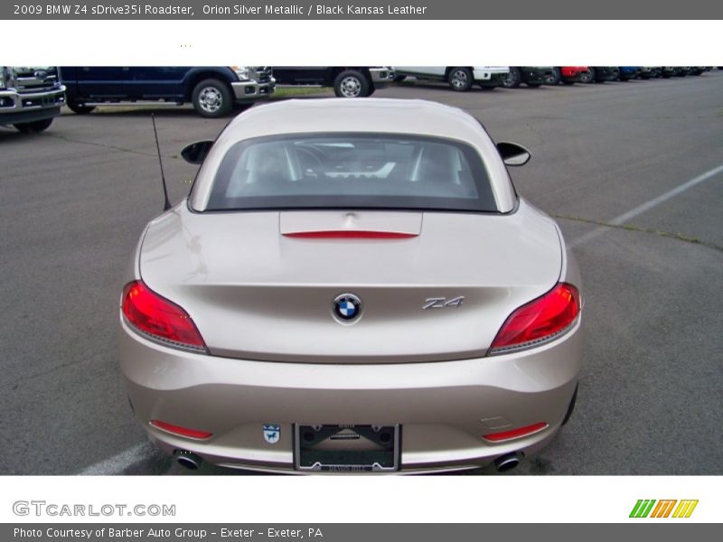 Orion Silver Metallic / Black Kansas Leather 2009 BMW Z4 sDrive35i Roadster