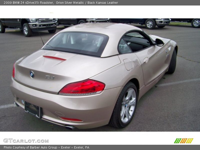 Orion Silver Metallic / Black Kansas Leather 2009 BMW Z4 sDrive35i Roadster
