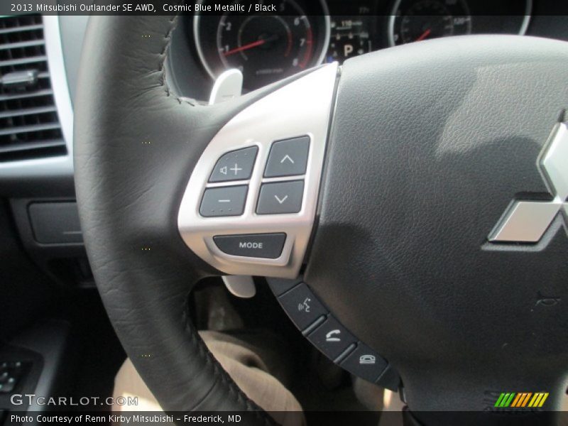 Controls of 2013 Outlander SE AWD