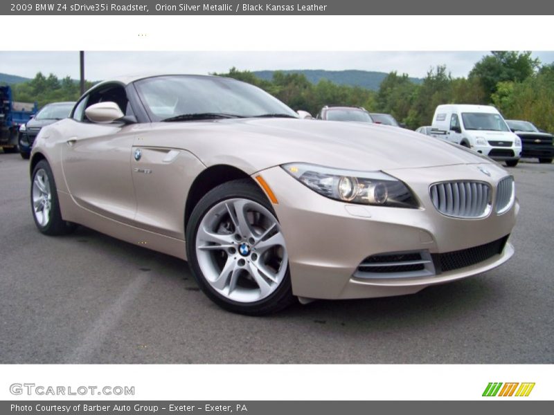 Orion Silver Metallic / Black Kansas Leather 2009 BMW Z4 sDrive35i Roadster
