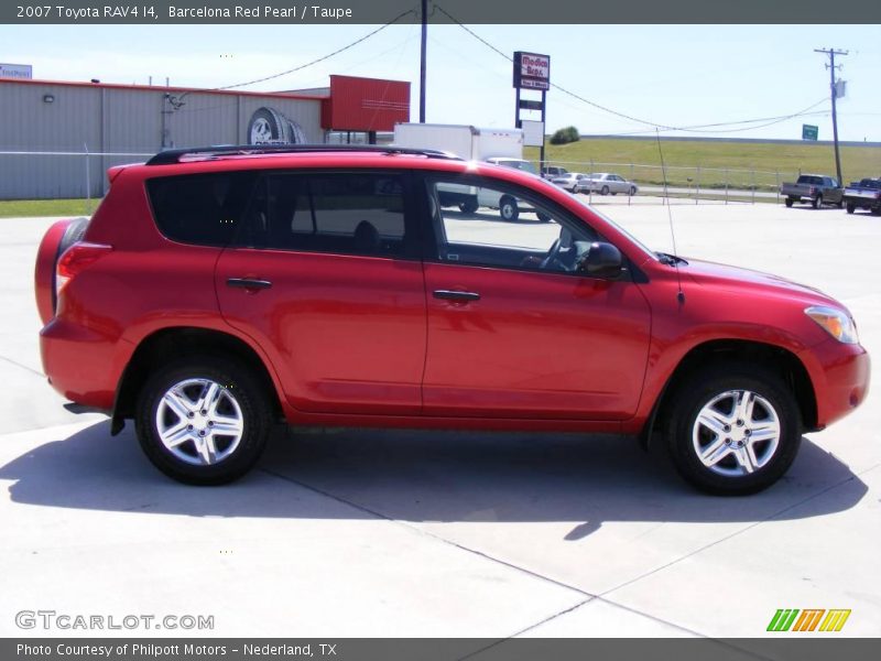 Barcelona Red Pearl / Taupe 2007 Toyota RAV4 I4