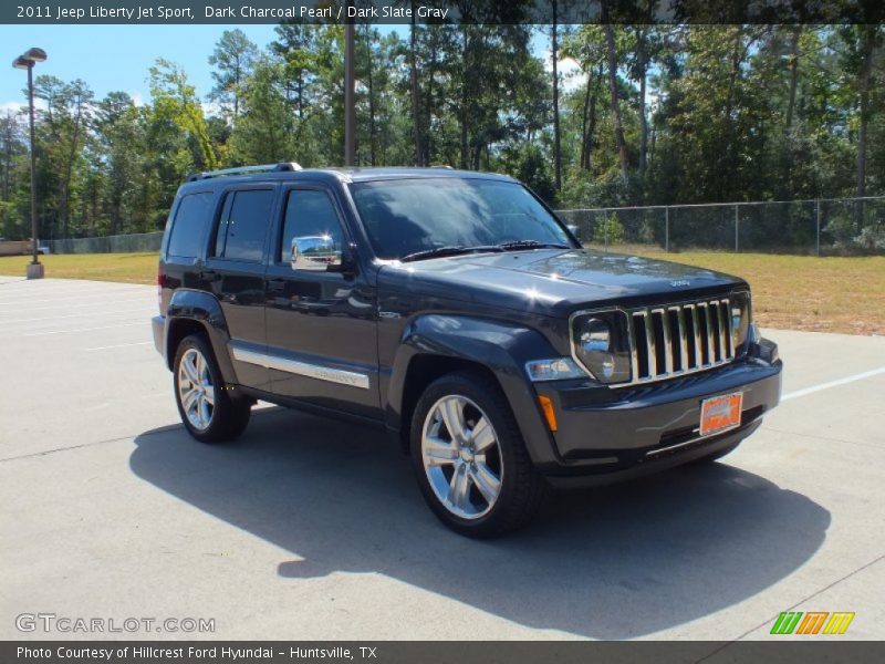 Dark Charcoal Pearl / Dark Slate Gray 2011 Jeep Liberty Jet Sport