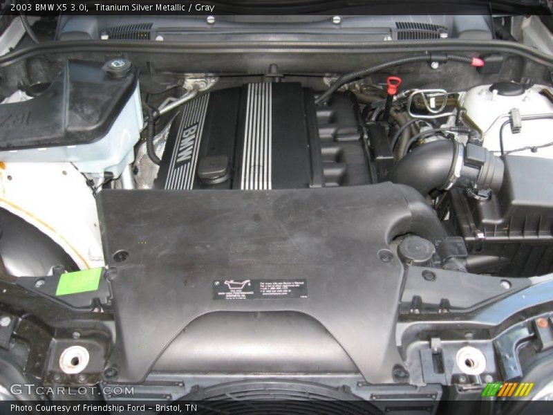 Titanium Silver Metallic / Gray 2003 BMW X5 3.0i