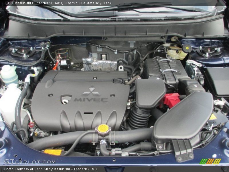  2013 Outlander SE AWD Engine - 2.4 Liter DOHC 16-Valve MIVEC 4 Cylinder