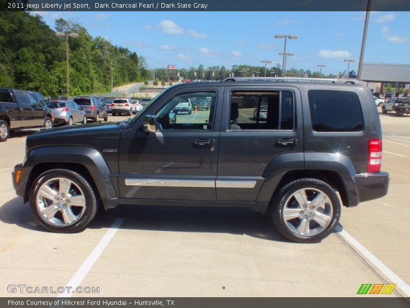 Dark Charcoal Pearl / Dark Slate Gray 2011 Jeep Liberty Jet Sport