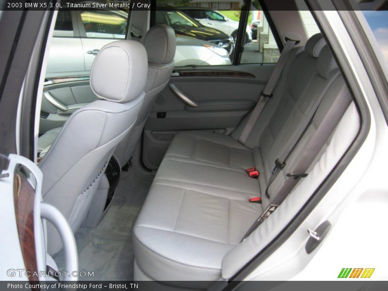 Titanium Silver Metallic / Gray 2003 BMW X5 3.0i