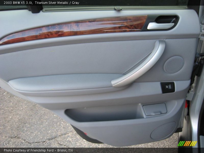 Titanium Silver Metallic / Gray 2003 BMW X5 3.0i