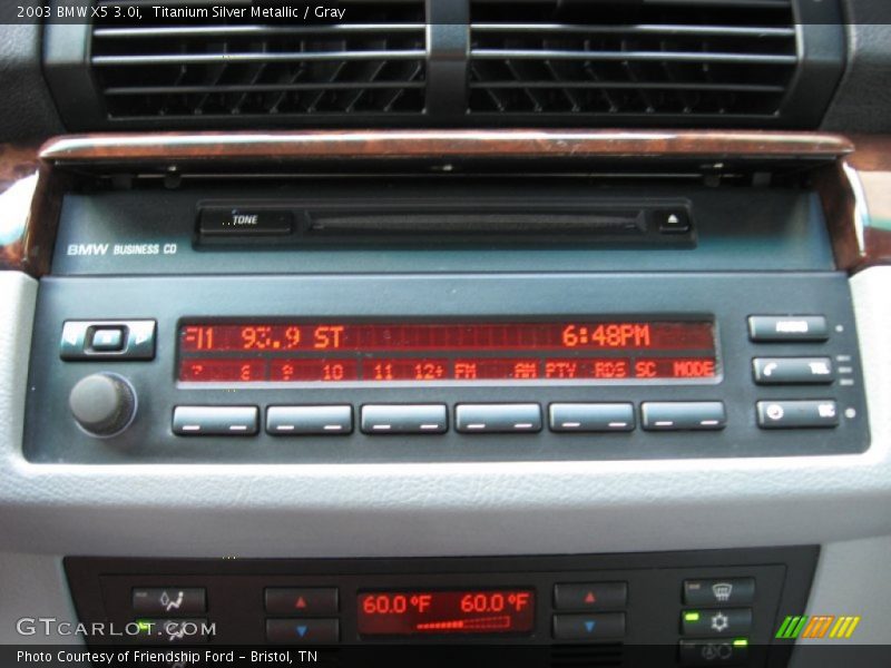 Titanium Silver Metallic / Gray 2003 BMW X5 3.0i