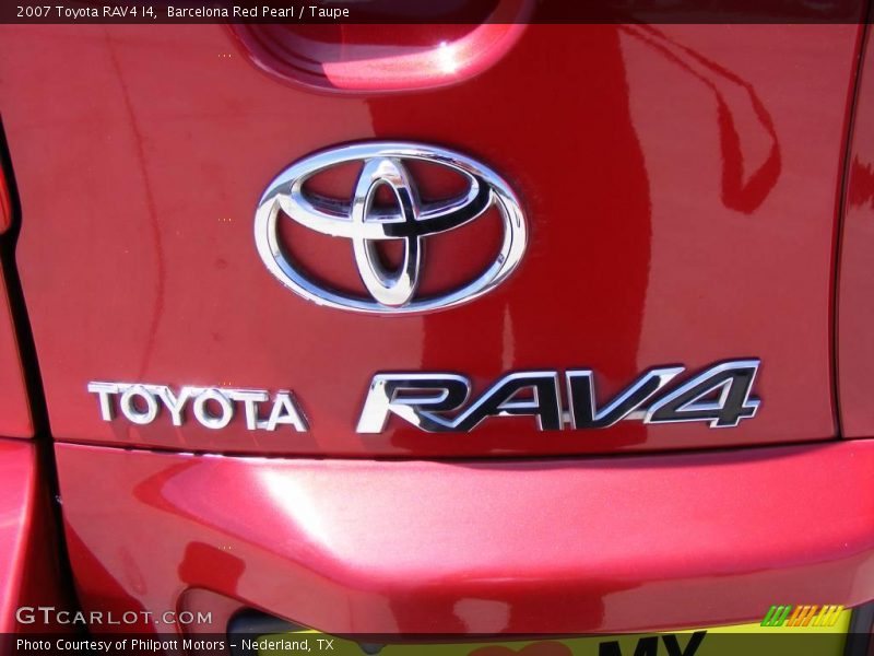 Barcelona Red Pearl / Taupe 2007 Toyota RAV4 I4