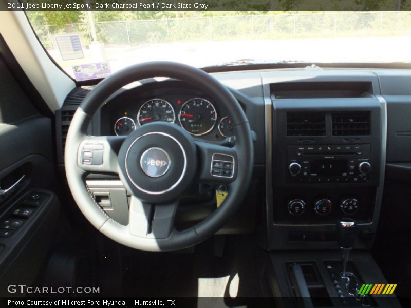 Dark Charcoal Pearl / Dark Slate Gray 2011 Jeep Liberty Jet Sport