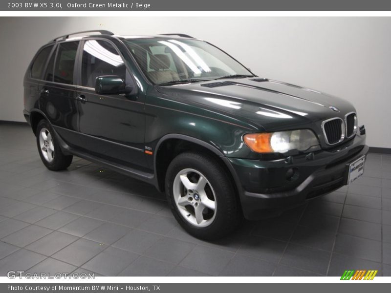 Front 3/4 View of 2003 X5 3.0i