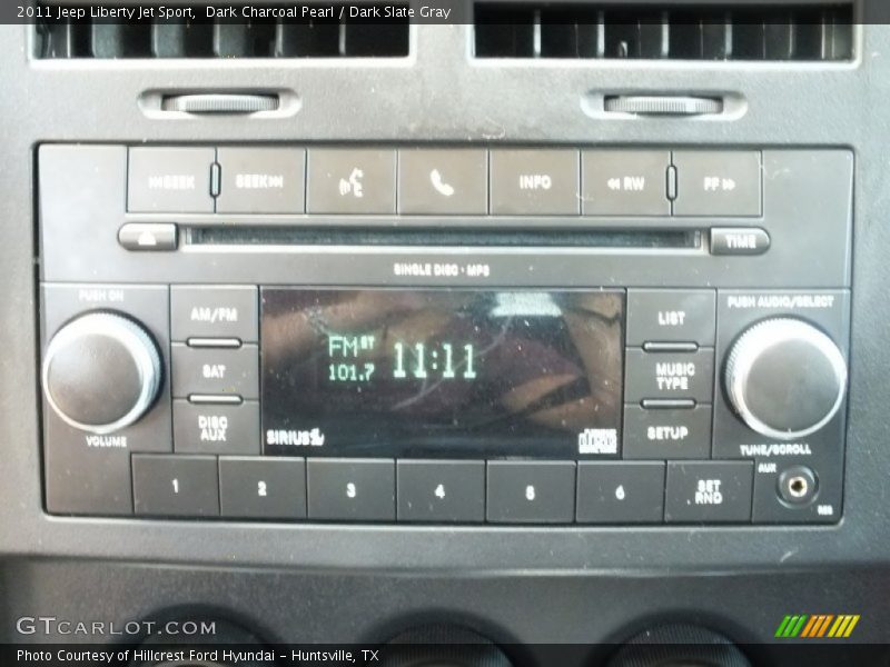 Dark Charcoal Pearl / Dark Slate Gray 2011 Jeep Liberty Jet Sport