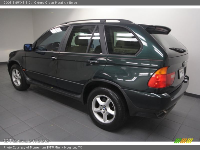  2003 X5 3.0i Oxford Green Metallic