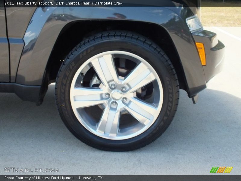 Dark Charcoal Pearl / Dark Slate Gray 2011 Jeep Liberty Jet Sport